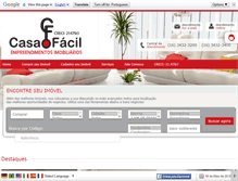 Tablet Screenshot of casafacilimobiliaria.com.br